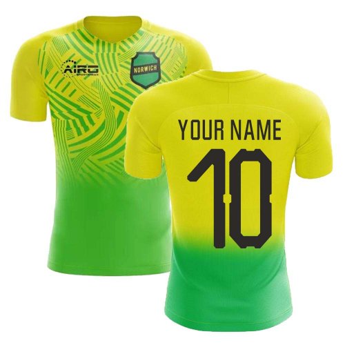 2025-2026 Norwich Home Concept Football Shirt (Your Name)