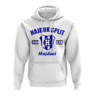 Hajduk Split Established Football T-Shirt (White)