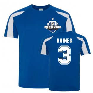 Leighton Baines Everton Sports Training Jersey (Blue-White)