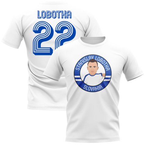 Stanislav Lobotka Slovakia Illustration T-Shirt (White)