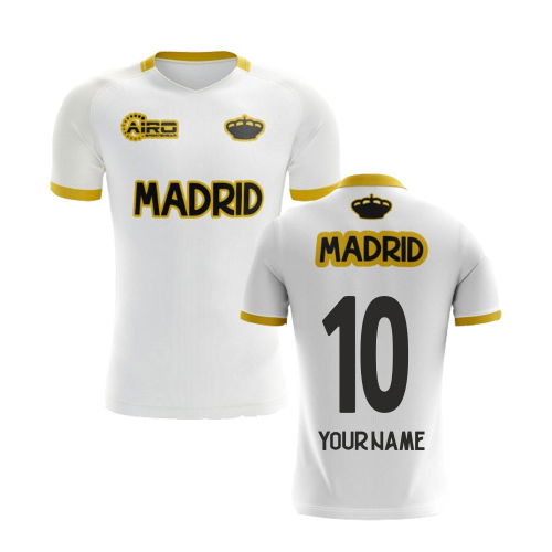 2025-2026 Madrid Concept Training Shirt (White) (Your Name)