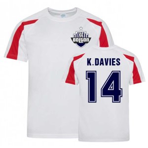 Kevin Davies Bolton Sports Training Jersey (White)