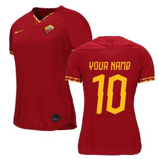 2019-2020 Roma Home Nike Ladies Shirt (Your Name)
