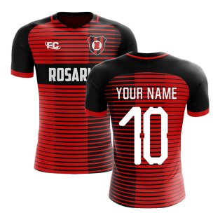 2018-2019 Newells Old Boys Fans Culture Home Concept Shirt (Your Name) - Womens