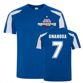 Arthur Gnahoua Macclesfield Sports Training Jersey (Blue)