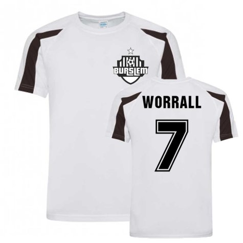 David Worrall Port Vale Sports Training Jersey (White)