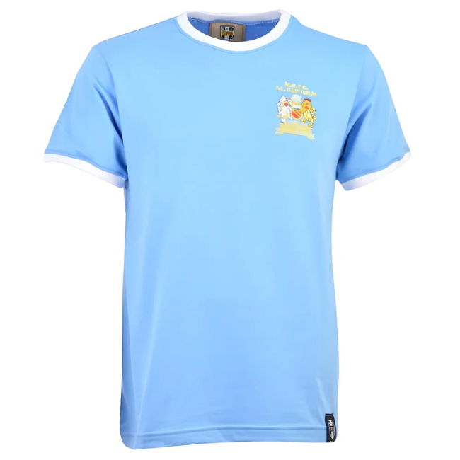 Manchester City 12th Man Retro T-Shirt- Ringer