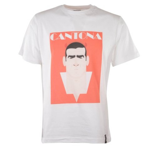 Manchester Reds Retro Cantona T-Shirt (White)