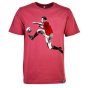 Manchester Reds Retro Cantona T-Shirt (Maroon)