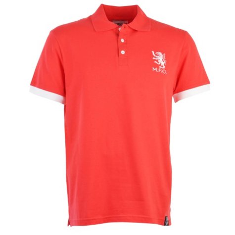 Middlesbrough Retro Red Polo Shirt