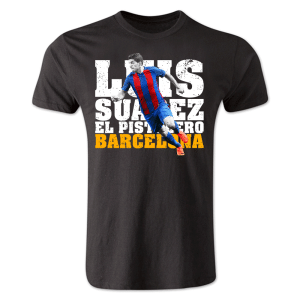 Luis Suarez Barcelona Player T-Shirt (Black) - Kids