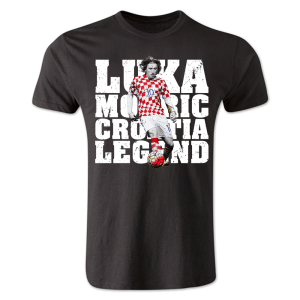 Luka Modric Croatia Player T-Shirt (Black)