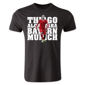 Thiago Alcantara Bayern Munich Player T-Shirt (Black)