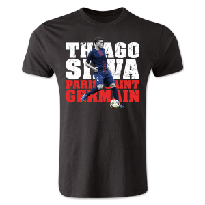 Thiago Silva PSG Player T-Shirt (Black)