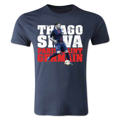 Thiago Silva PSG Player T-Shirt (Navy)