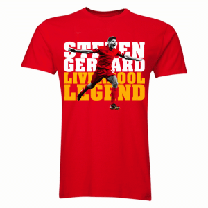 Steven Gerrard Liverpool Player T-Shirt (red)