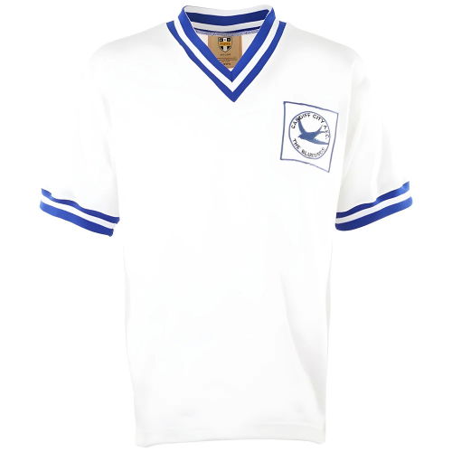 Cardiff City 1960s Away Retro Football Shirt