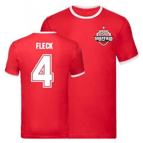 John Fleck Sheffield United Ringer Tee (Red)