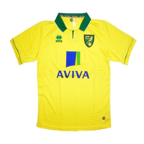 2012-2013 Norwich City Errea Home Football Shirt