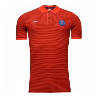 2016-2017 PSG Nike Authentic League Polo Shirt (Red) - Kids