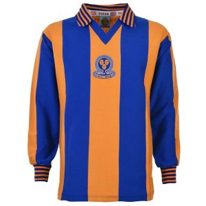 Shrewsbury Town 1970s Retro Football Hoodie Embroidered Crest S-XXXL 