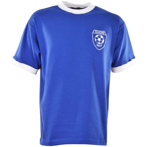 Finland 1970s Retro Football Shirt