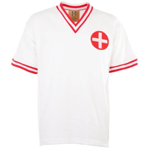 Switzerland 1970s Retro Football Shirt