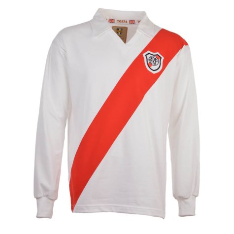 Riverplate 1960s-1970s Retro Football Shirt