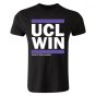 Real Madrid UCL Winners T-shirt (Black) - Kids