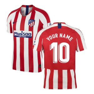 2019-2020 Atletico Madrid Vapor Match Home Shirt (Your Name)