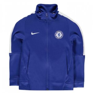 2017-2018 Chelsea Nike Authentic Track Jacket (Blue) - Kids
