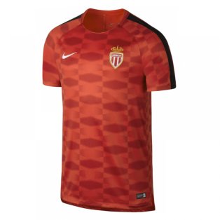 2017-2018 Monaco Nike Dry Pre-Match Training Shirt (Red)