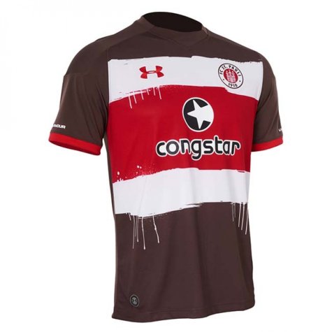 2017-2018 St Pauli Home Football Shirt