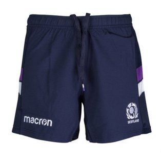 2017-2018 Scotland Macron Home Rugby Shorts (Navy) - Kids