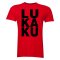Romelu Lukaku Man Utd T-Shirt (Red/Black)