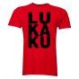 Romelu Lukaku Man Utd T-Shirt (Red/Black)