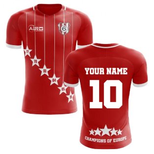 2022-2023 Liverpool 6 Time Champions Concept Football Shirt (Your Name)
