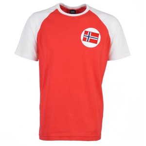 Norway Raglan Sleeve Red/White Retro T-Shirt
