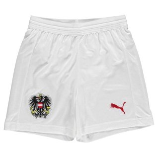 2018-2019 Austria Puma Home Shorts (White) - Kids