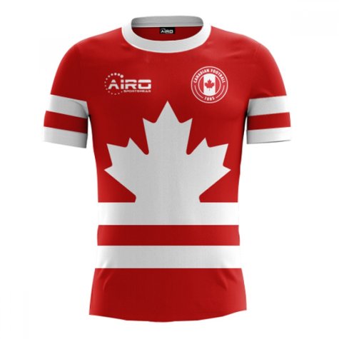 2022-2023 Canada Home Concept Football Shirt - Little Boys