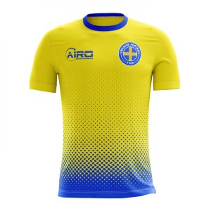 2023-2024 Sweden Home Concept Football Shirt - Kids (Long Sleeve)