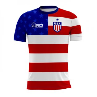 2023-2024 USA Home Concept Football Shirt - Womens