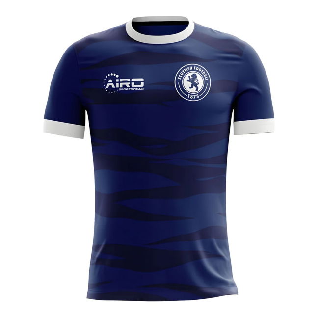 2025-2026 Scotland Home Concept Football Shirt - Kids (Long Sleeve)
