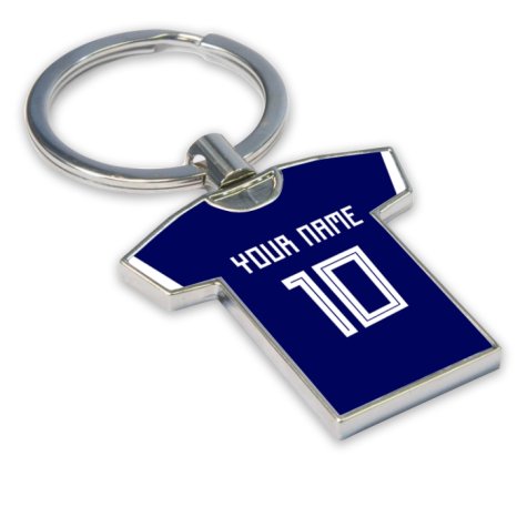 Personalised Scotland Football Shirt Key Ring [SCOTKEYRING] - Uksoccershop
