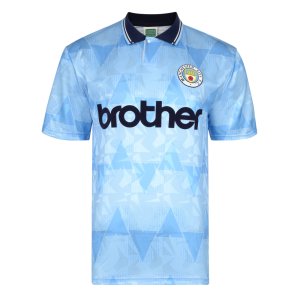 Score Draw Manchester City 1989 Home Shirt