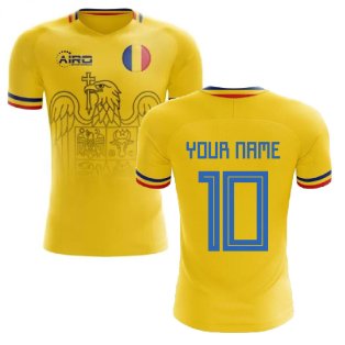 2023-2024 Romania Home Concept Football Shirt (Your Name)