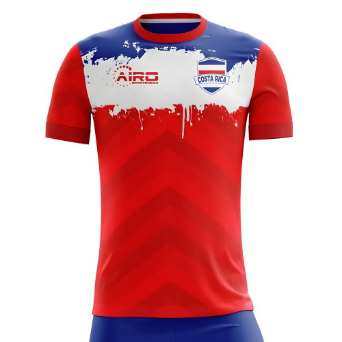 2025-2026 Costa Rica Home Concept Football Shirt - Womens