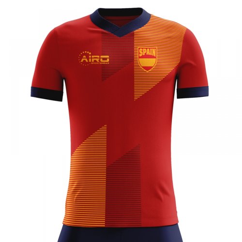 2025-2026 Spain Home Concept Football Shirt - Womens