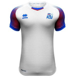 2018-2019 Iceland Away Errea Football Shirt (Kids)