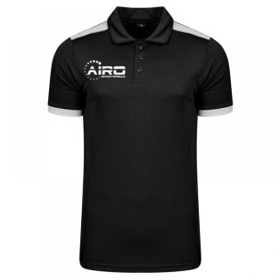 Airo Sportswear Heritage Polo Shirt (Black-Silver)